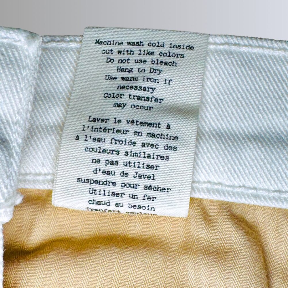 rag & bone Men's White Extra-Slim Jeans - 32 - Picture 16 of 16